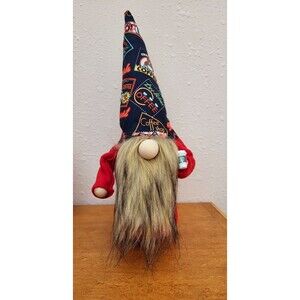 Starbucks Bearded Coffee Gnome Stuffed Plush 13.5" High Pointed Hat Weighted